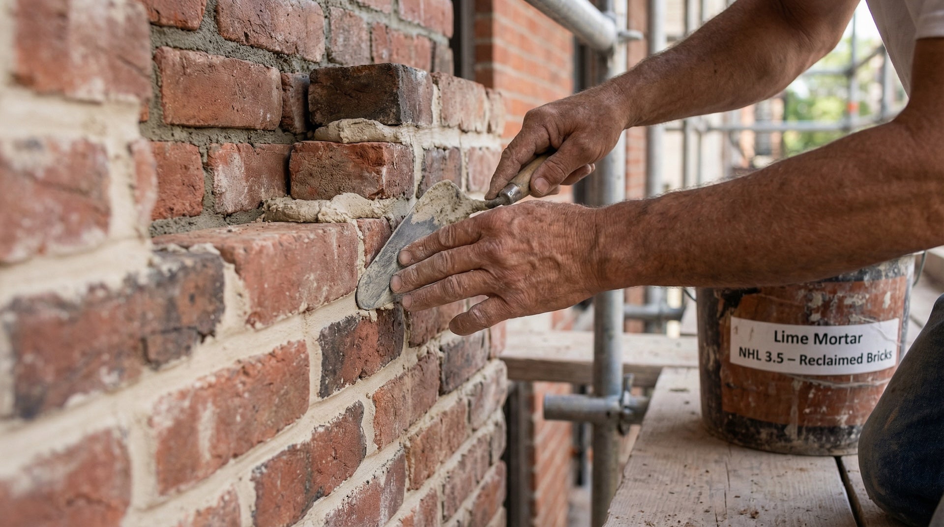 What Is NHL 3.5 Mortar and Why It’s Ideal for Reclaimed Brick
