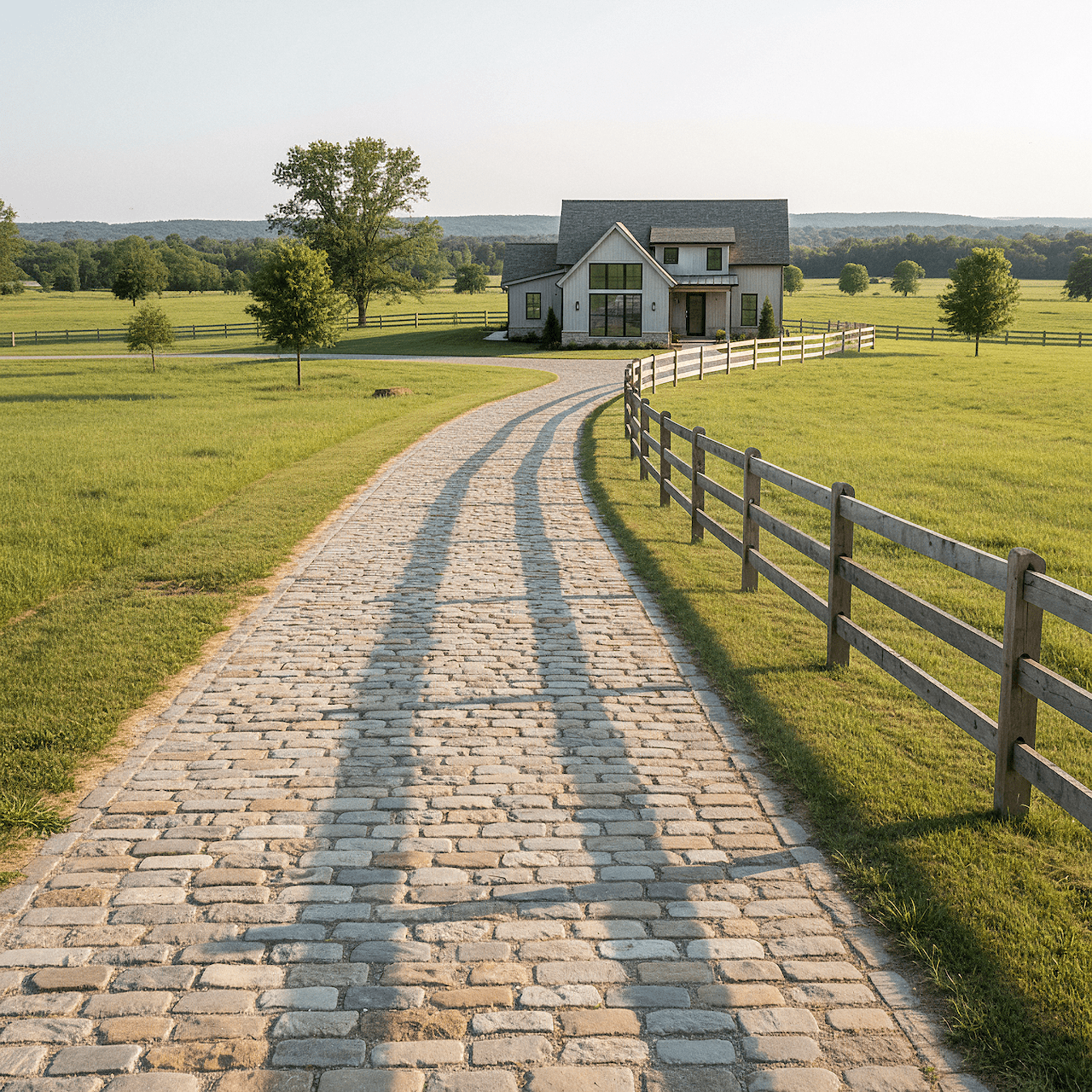 Reclaimed Cobblestones vs Concrete Pavers: Historic Driveway and Apron Guide