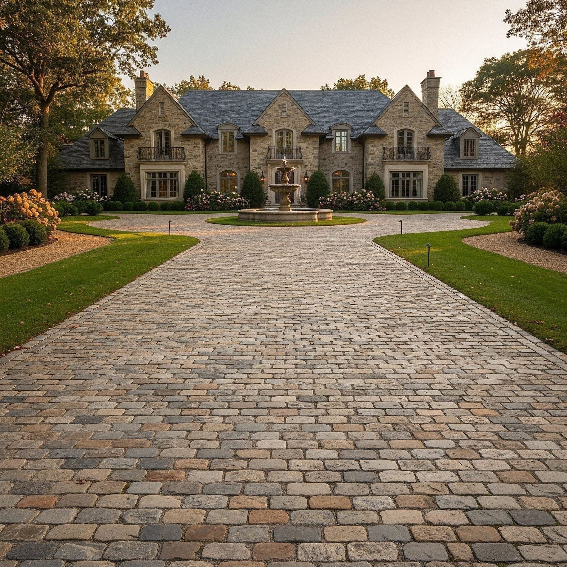 Transform Your Driveway with Reclaimed Cobblestone Elegance