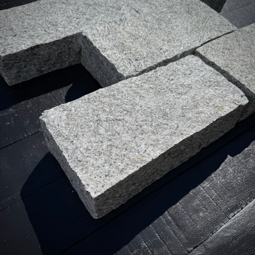 Chief Bricks New stones Granite Belgian Block Paver 12" x 6" x 3" 12
