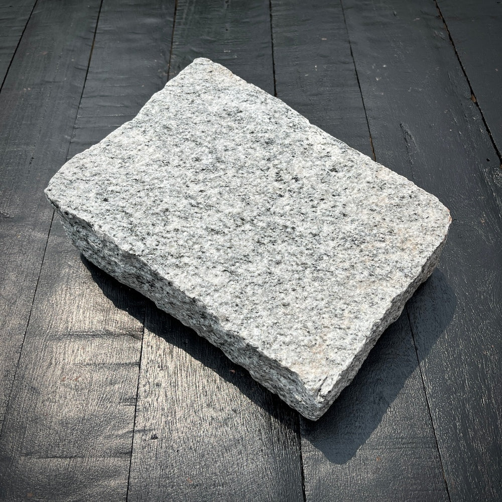 New Jumbo Granite Belgian Block 10” x 7” x 4” – Grey, Pink, Buff, Black