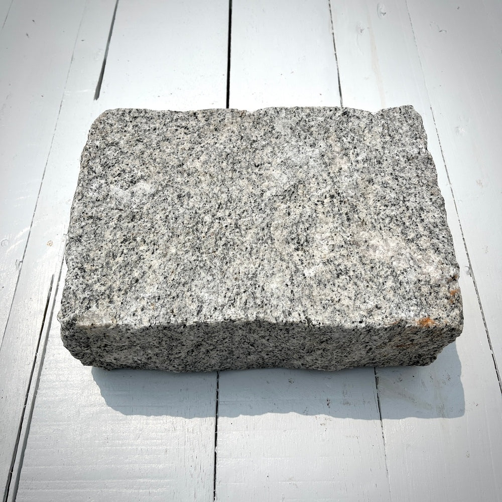 New Jumbo Granite Belgian Block 10” x 7” x 4” – Grey, Pink, Buff, Black