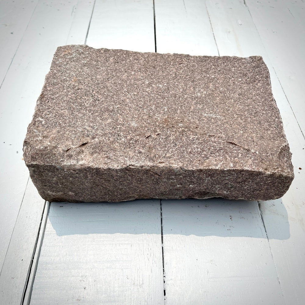 Chief Bricks New stones New Jumbo Granite Belgian Block 10” x 7” x 4” – Grey, Pink, Buff, Black 24