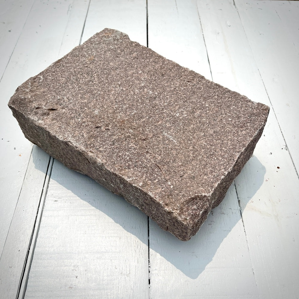 Chief Bricks New stones New Jumbo Granite Belgian Block 10” x 7” x 4” – Grey, Pink, Buff, Black 26