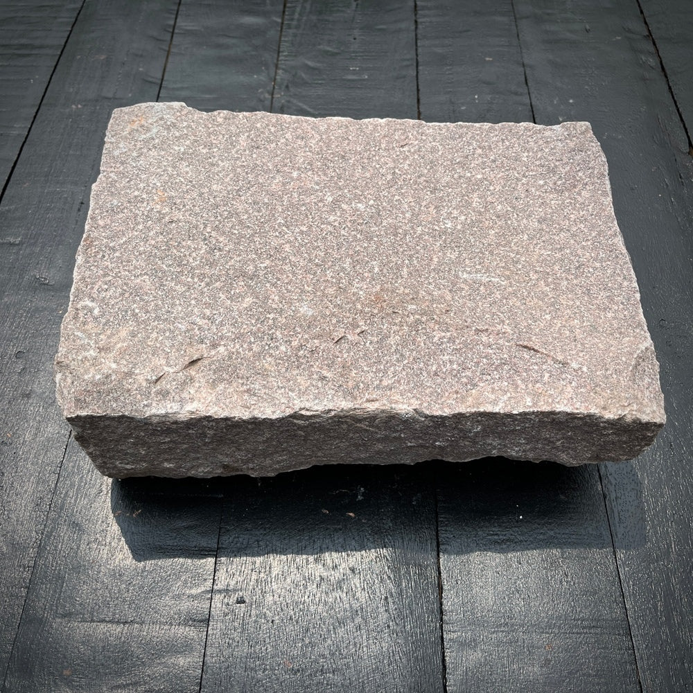 New Jumbo Granite Belgian Block 10” x 7” x 4” – Grey, Pink, Buff, Black