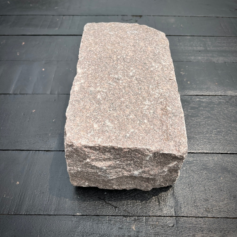New Regulation Granite Belgian Block 9” x 5” x 5” – Grey, Pink, Buff, Black
