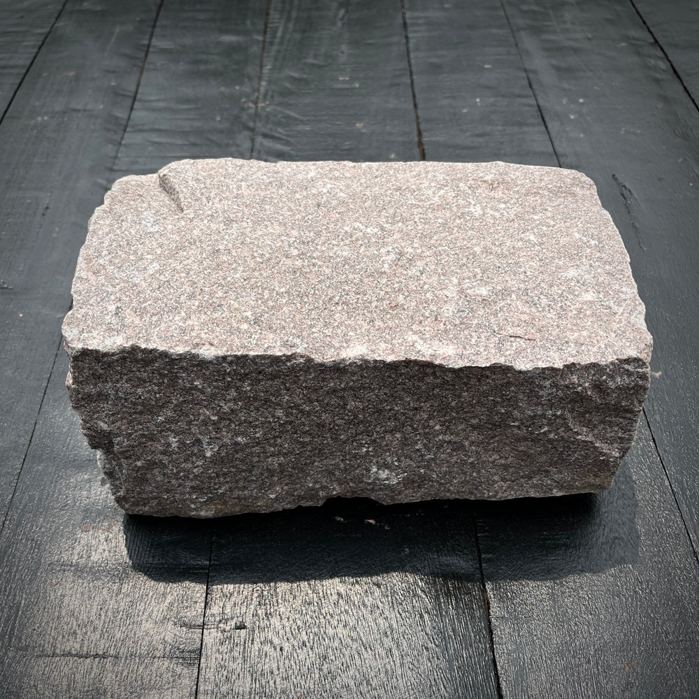New Regulation Granite Belgian Block 9” x 5” x 5” – Grey, Pink, Buff, Black