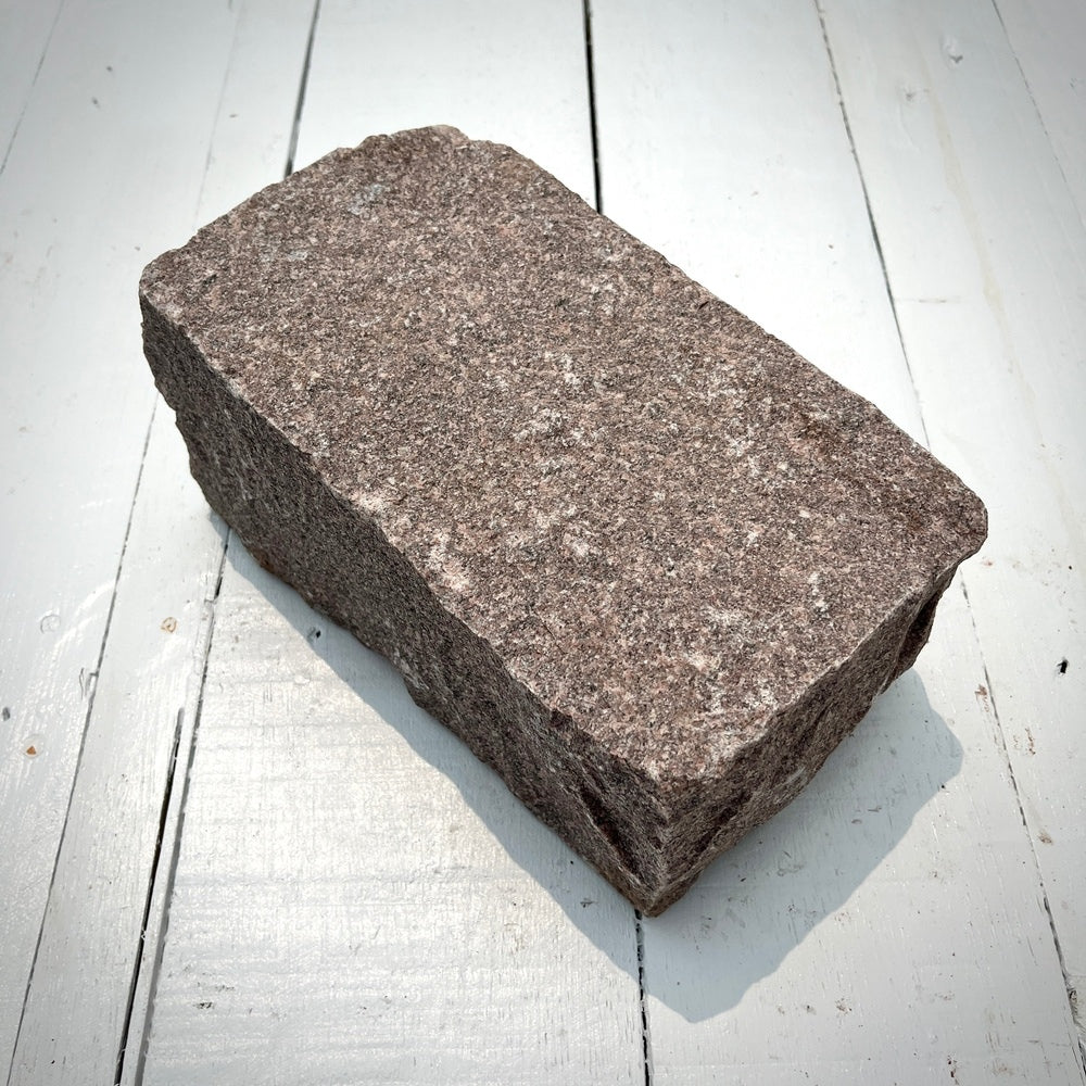 Chief Bricks New stones New Regulation Granite Belgian Block 9” x 5” x 5” – Grey, Pink, Buff, Black 30