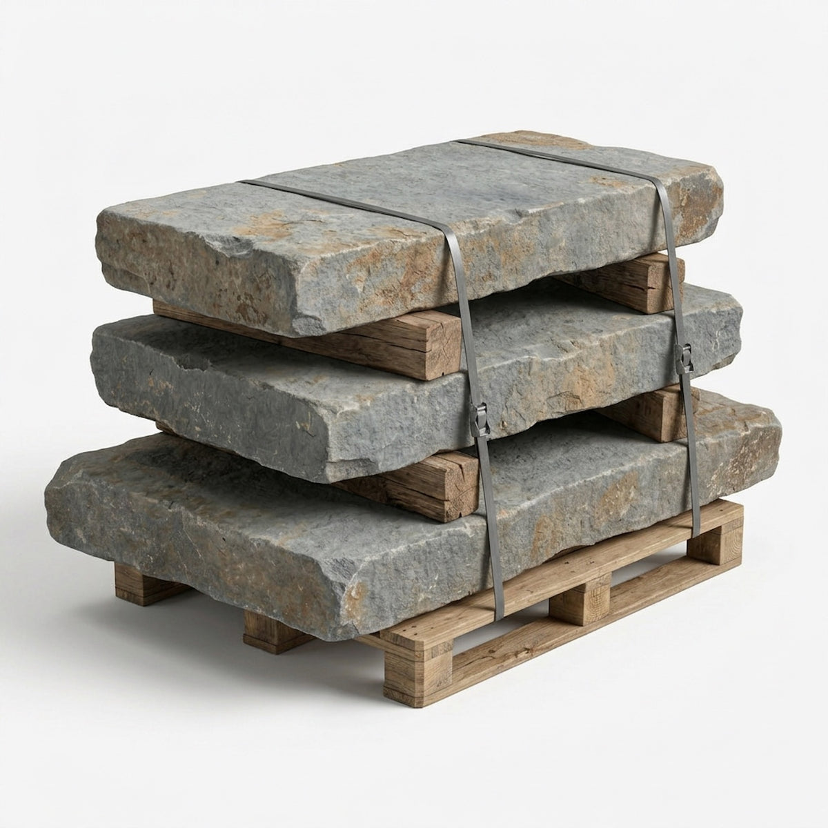 Reclaimed Bluestone Curbstone Steps
