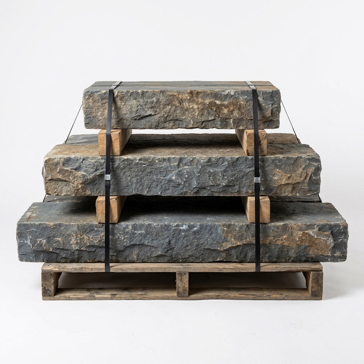 Reclaimed Bluestone Curbstone Steps