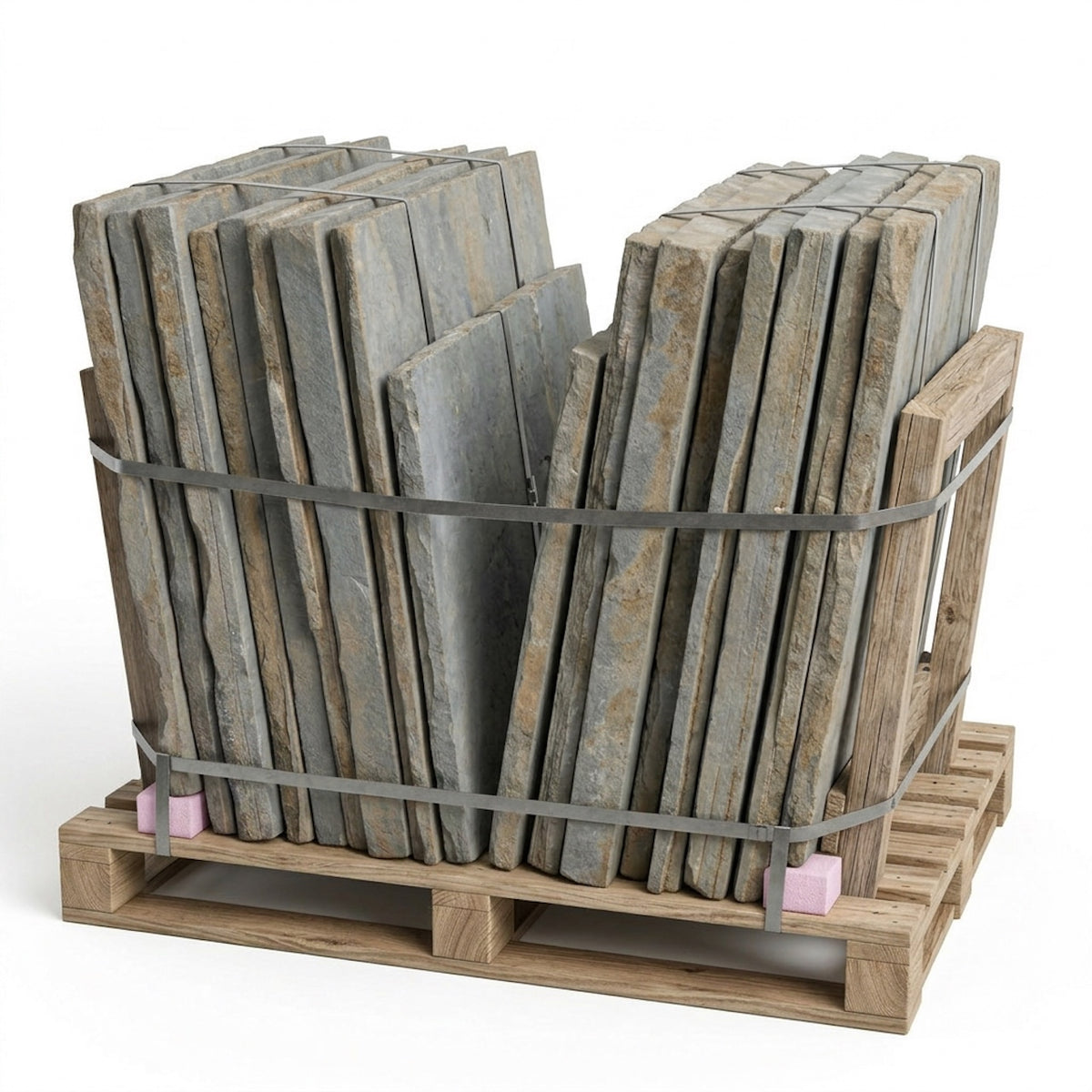 Reclaimed Bluestone Sidewalk Slabs