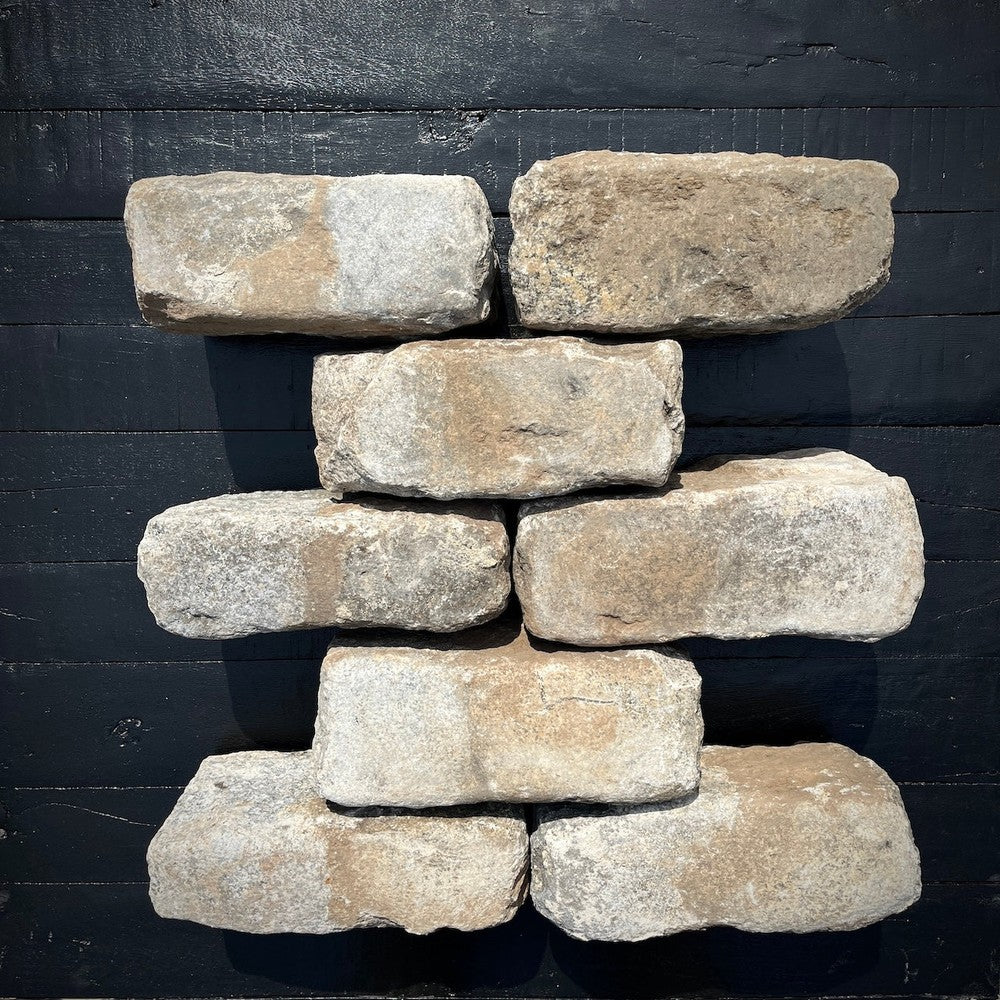 Chief Bricks Reclaimed stones Reclaimed New York Granite Cobblestone - Jumbo 11" x 7" x 4" 8