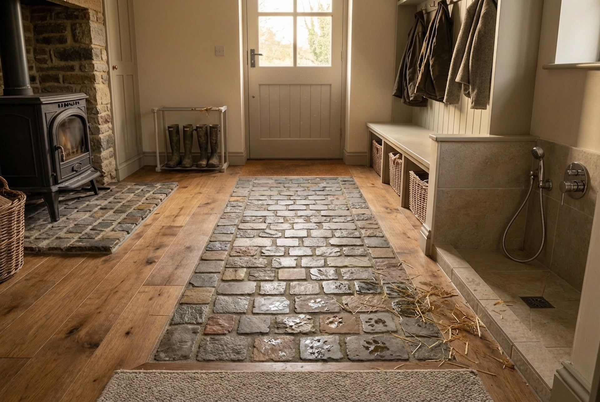 Chief Bricks farmhouse reclaimed cobblestones mudroom.jpeg