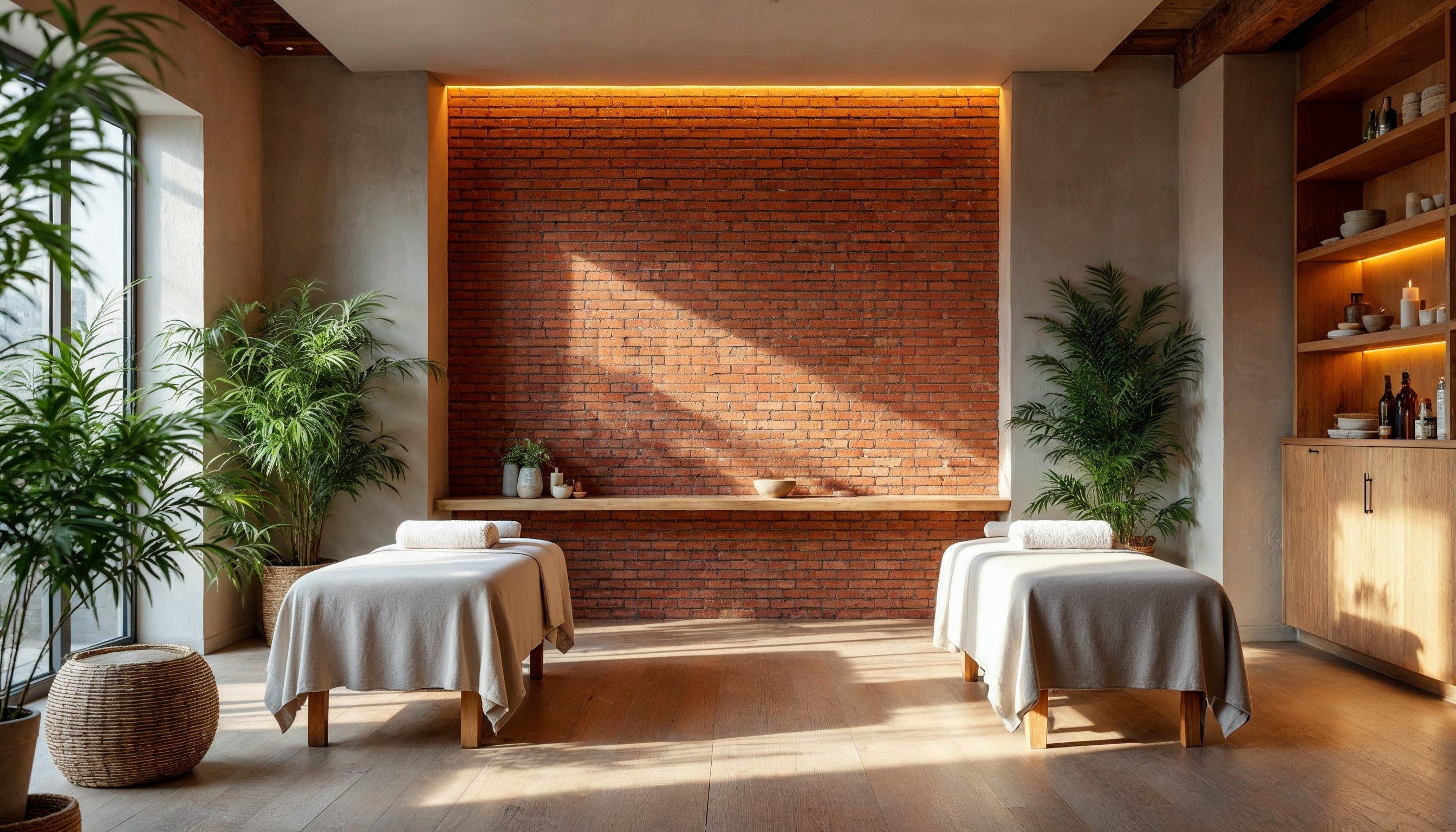 Chief Bricks massage tables red bricks wall.jpeg