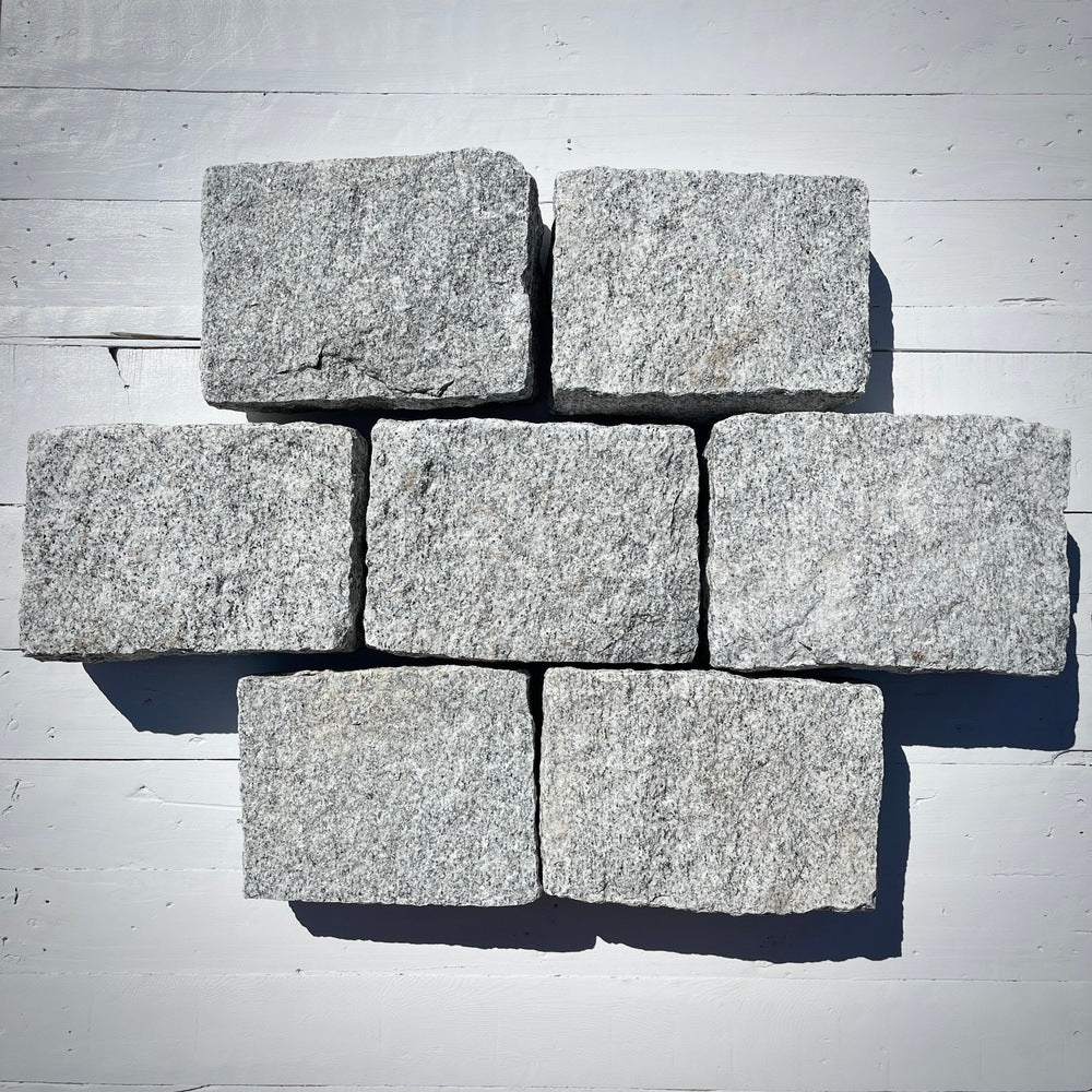 Chief Bricks New stones New Jumbo Granite Belgian Block 10” x 7” x 4” – Grey, Pink, Buff, Black 32