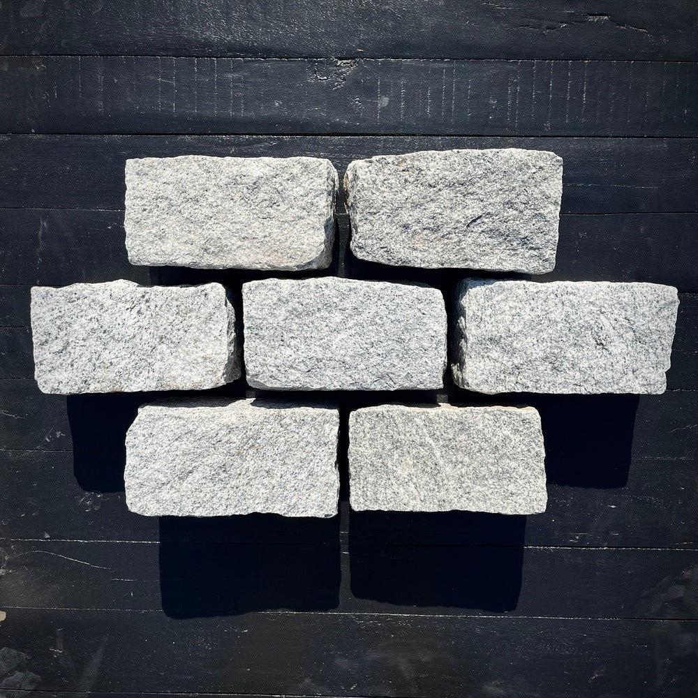 Chief Bricks New stones New Regulation Granite Belgian Block 9” x 5” x 5” – Grey, Pink, Buff, Black 33