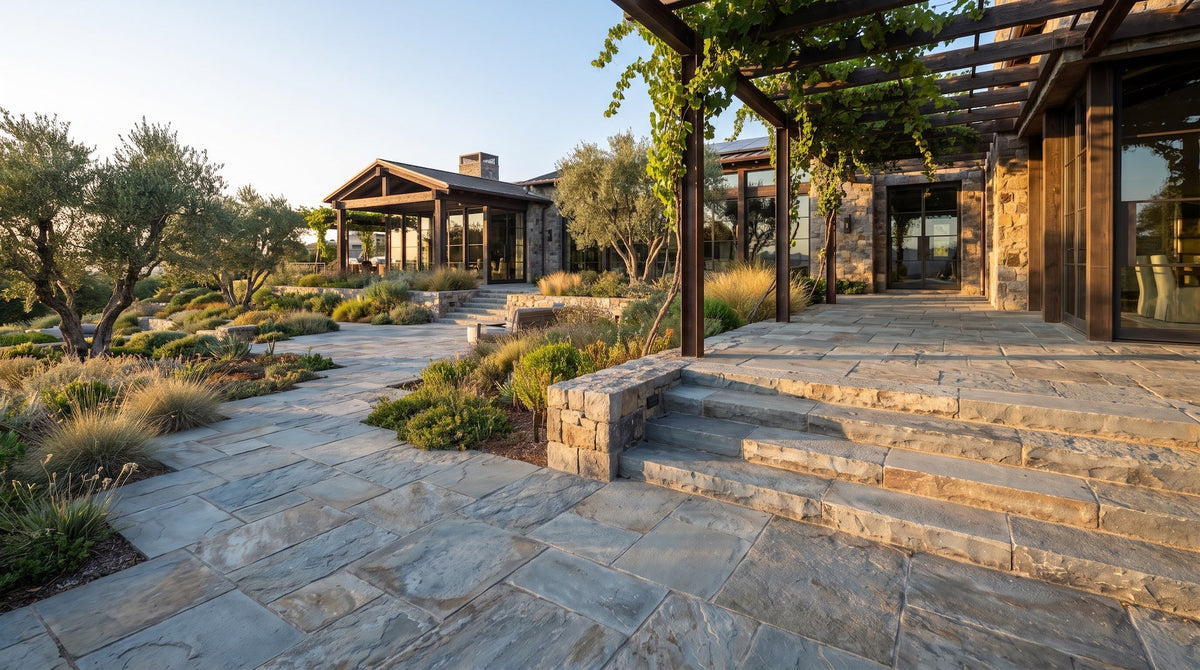 Reclaimed Bluestone Steps: Sizes, Uses & Ideas