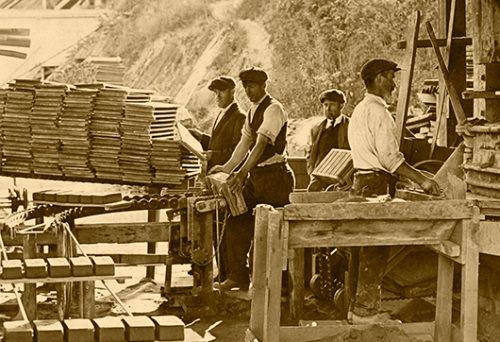 Brick making process in the Hudson Valley in the 1800s and 1900s