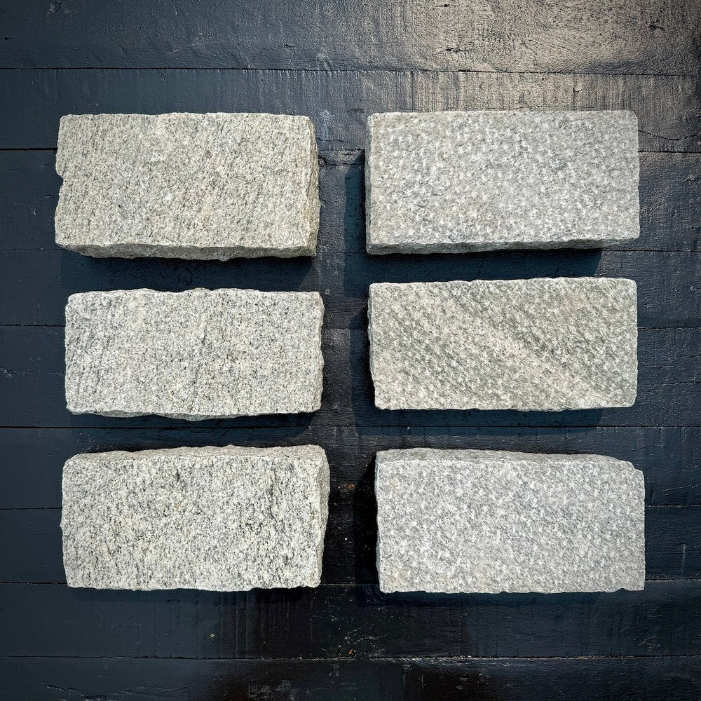 Chief Bricks New stones New Granite Paver Belgian Block 12" x 6" x 3" 1