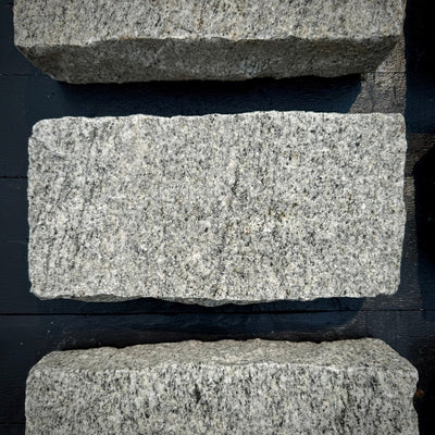 Chief Bricks New stones New Granite Paver Belgian Block 12" x 6" x 3" 3