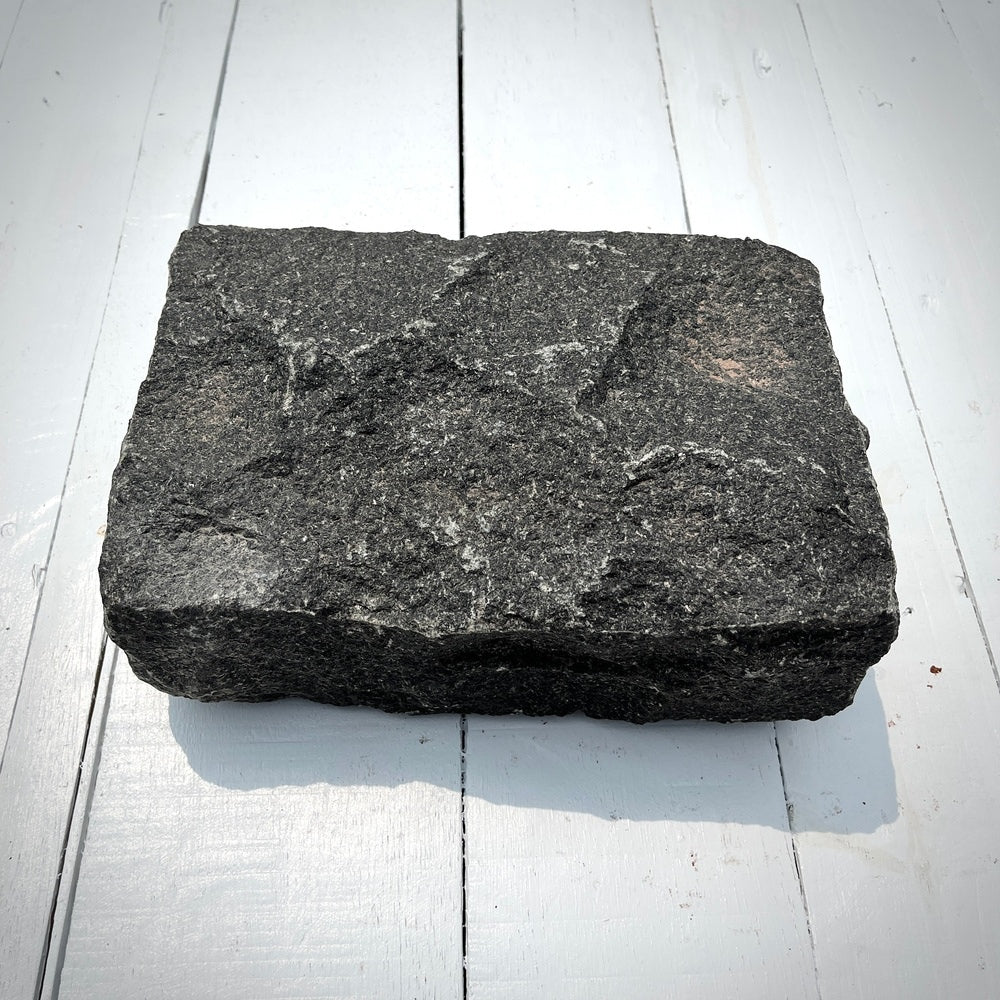 Chief Bricks New stones New Jumbo Granite Belgian Block 10” x 7” x 4” – Black 1