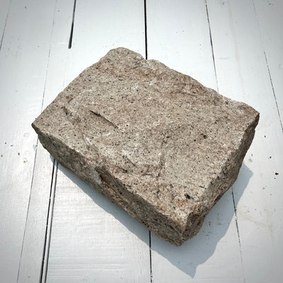 Chief Bricks New stones New Jumbo Granite Belgian Block 10” x 7” x 4” – Buff 4