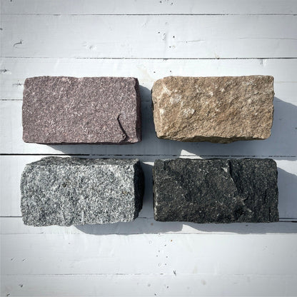 New Regulation Cobblestones (grey, pink, buff, black)