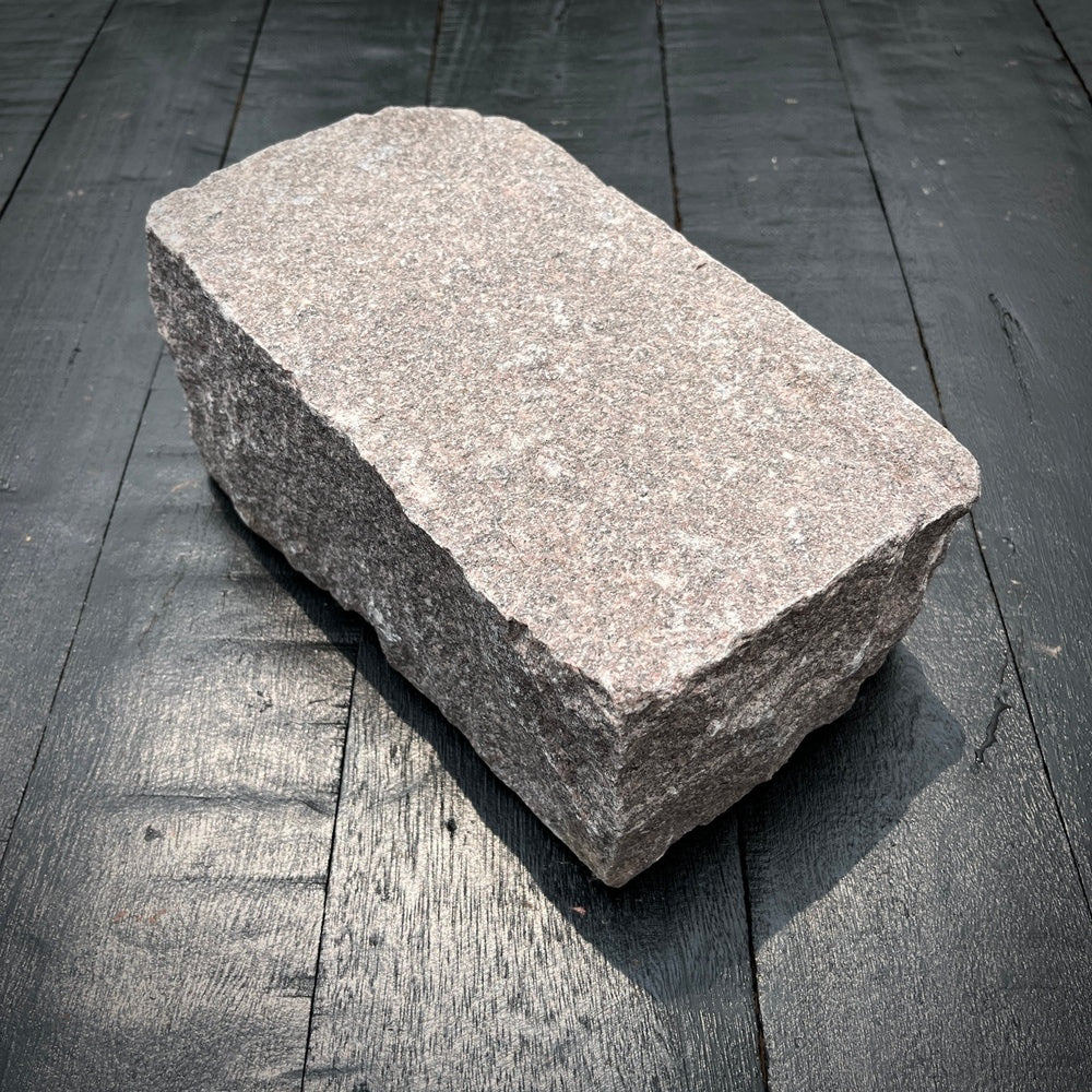 Chief Bricks New stones New Regulation Granite Belgian Block 9” x 5” x 5” – Grey, Pink, Buff, Black 24