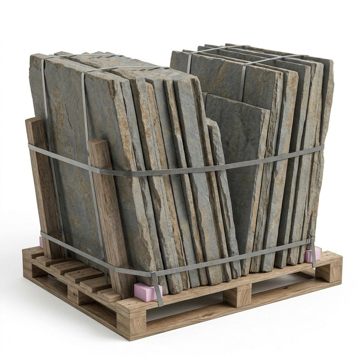 Reclaimed Bluestone Sidewalk Slabs