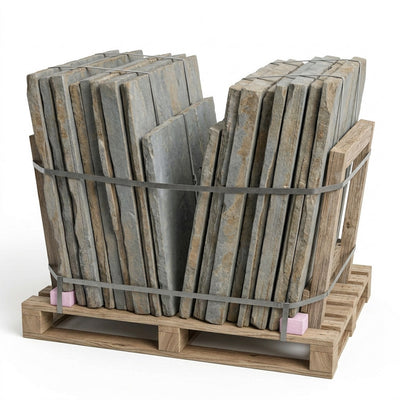 Reclaimed Bluestone Sidewalk Slabs