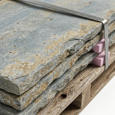 Reclaimed Bluestone Sidewalk Slabs