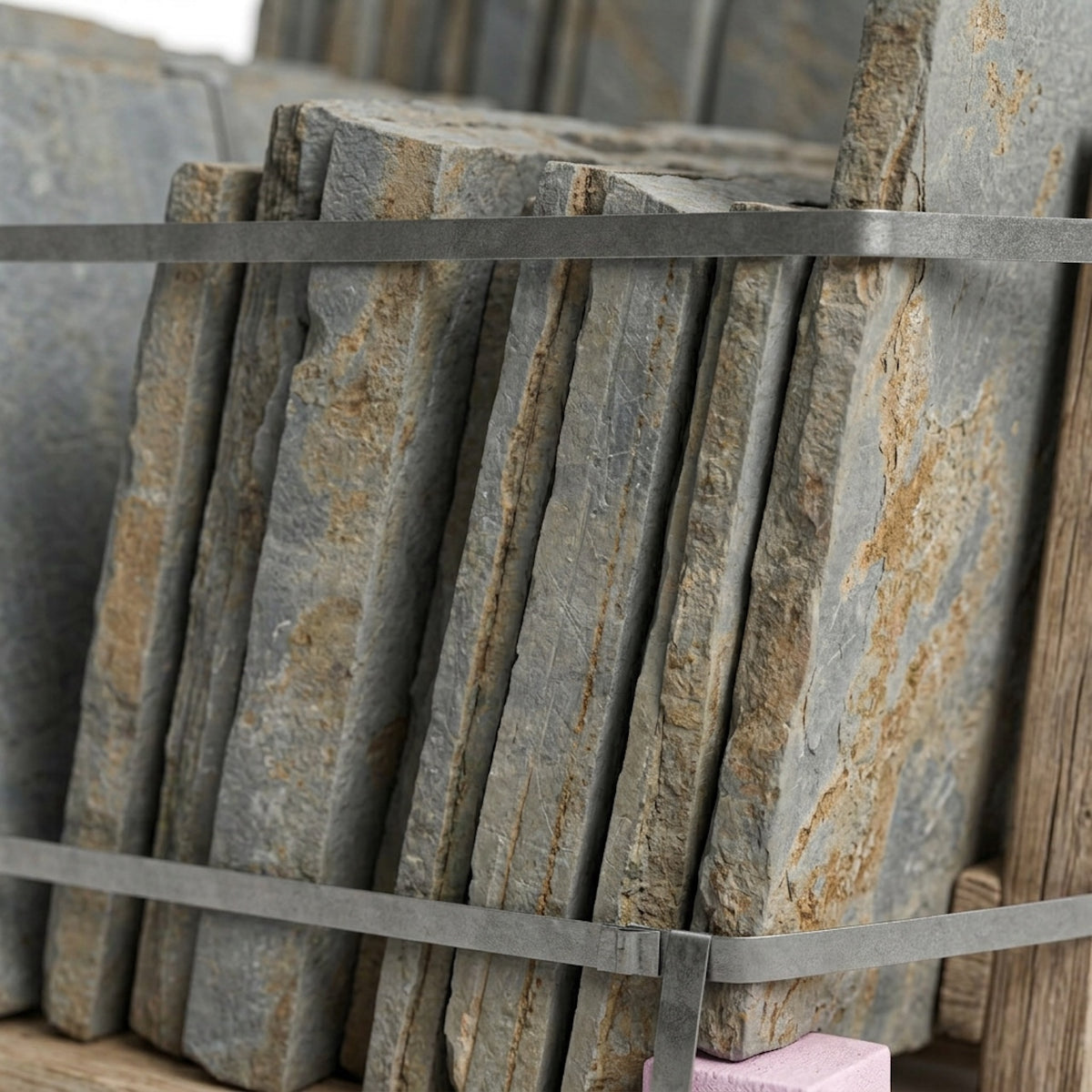 Reclaimed Bluestone Sidewalk Slabs