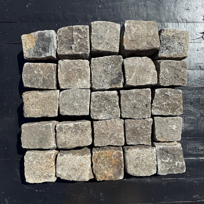 Reclaimed New York Granite Cobblestone - Cubes 5" x 5" x 5"