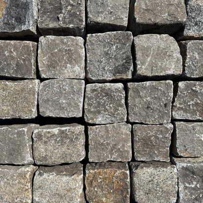 Reclaimed New York Granite Cobblestone - Cubes 5" x 5" x 5"
