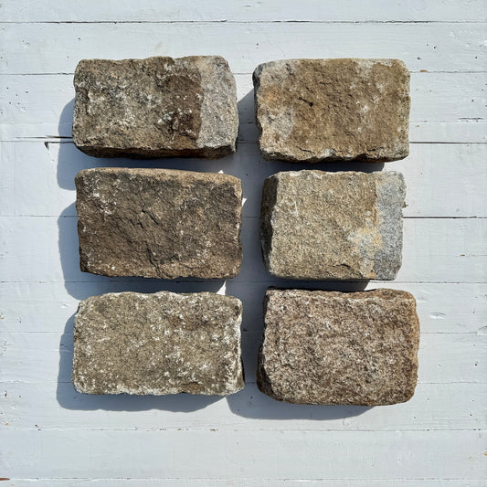 Reclaimed New York Granite Cobblestone - Jumbo 11" x 7" x 4"