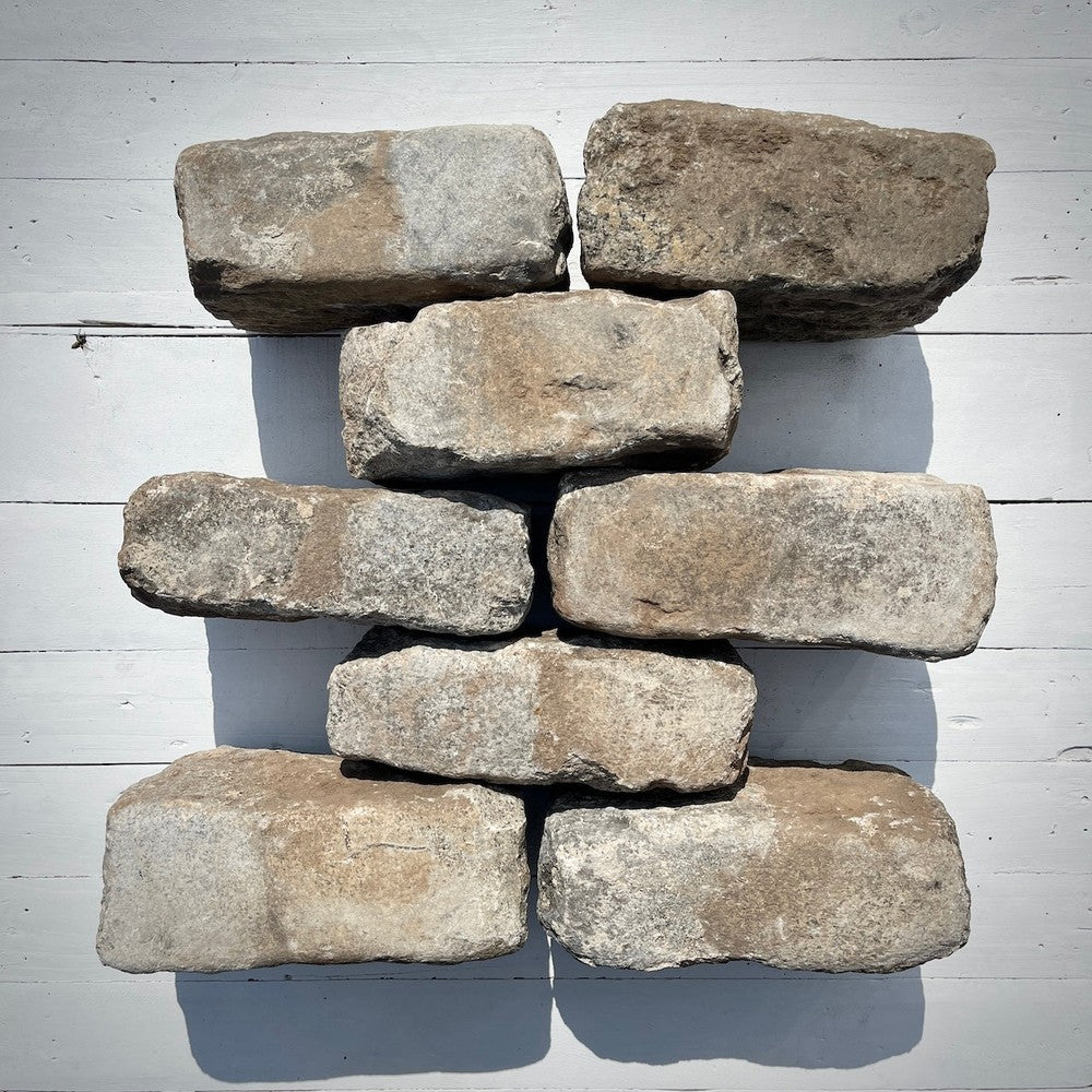 Chief Bricks Reclaimed stones Reclaimed New York Granite Cobblestone - Jumbo 11" x 7" x 4" 7