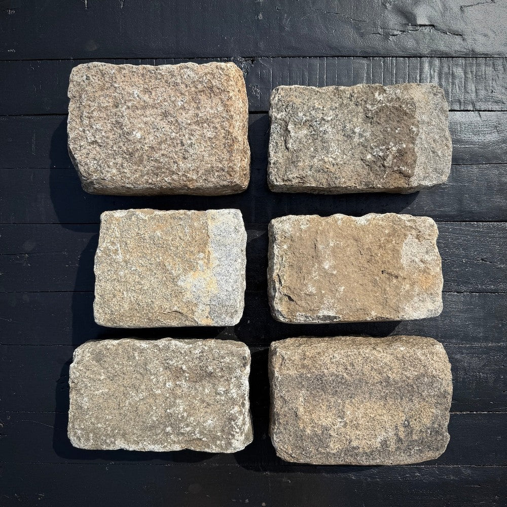 Chief Bricks Reclaimed stones Reclaimed New York Granite Cobblestone - Jumbo 11" x 7" x 4" 2