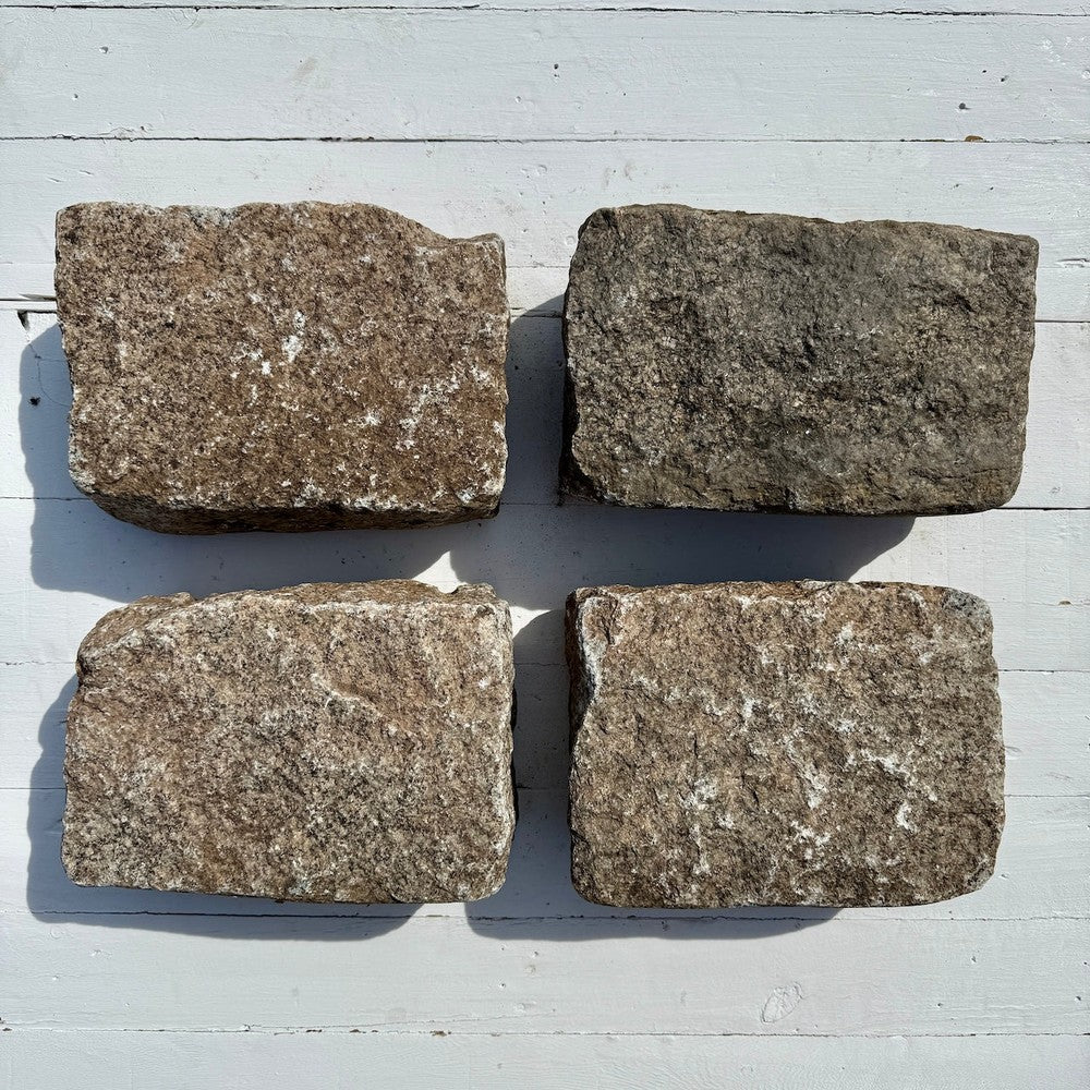 Chief Bricks Reclaimed stones Reclaimed New York Granite Cobblestone - Jumbo XL 12" x 8" x 5" 1