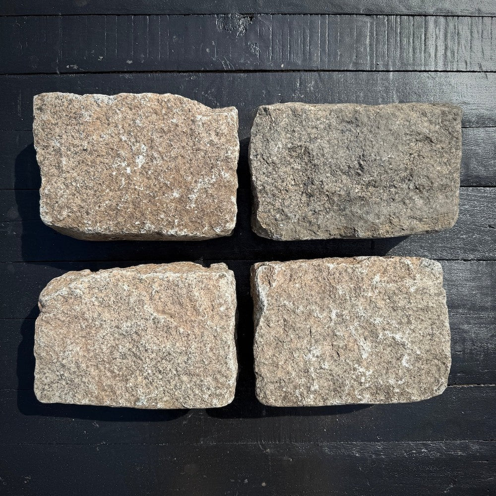 Chief Bricks Reclaimed stones Reclaimed New York Granite Cobblestone - Jumbo XL 12" x 8" x 5" 2