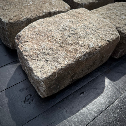 Reclaimed New York Granite Cobblestone - Jumbo XL 12" x 8" x 5"
