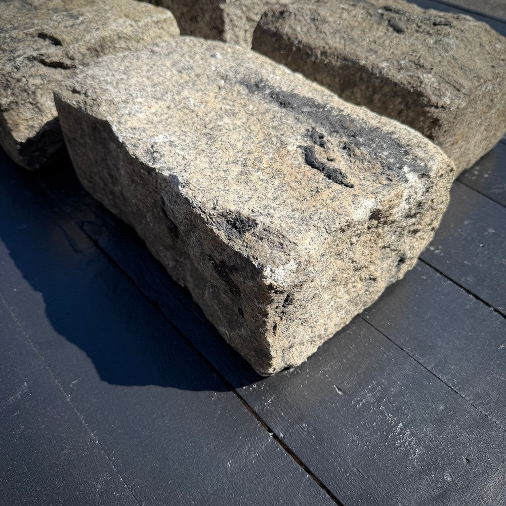 Chief Bricks Reclaimed stones Reclaimed New York Granite Cobblestone - Jumbo XL 12" x 8" x 5" 8