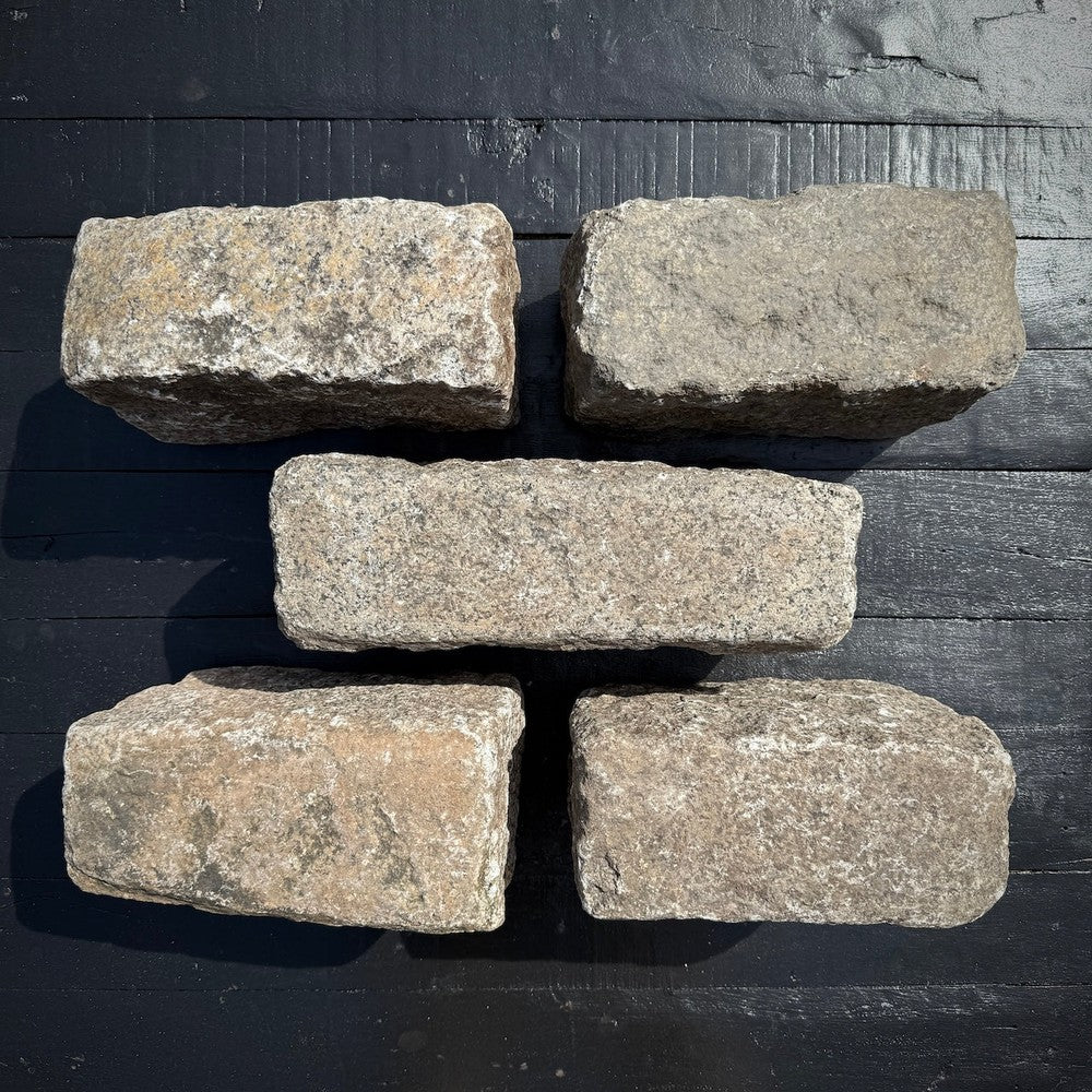 Chief Bricks Reclaimed stones Reclaimed New York Granite Cobblestone - Jumbo XL 12" x 8" x 5" 16