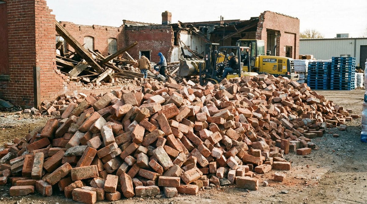 Demolition of brick buildings – Chief Bricks