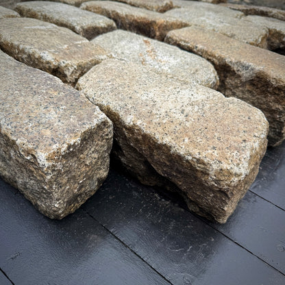 Reclaimed New York Granite Cobblestone - Regulation 9" x 5" x 5"