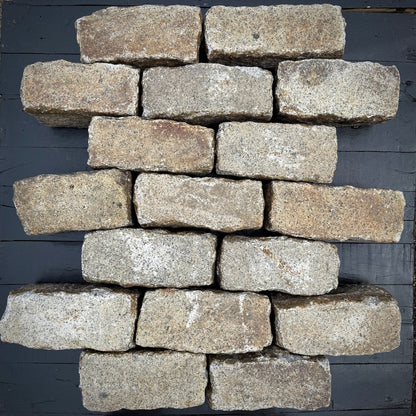 Reclaimed New York Granite Cobblestone - Regulation 9" x 5" x 5"