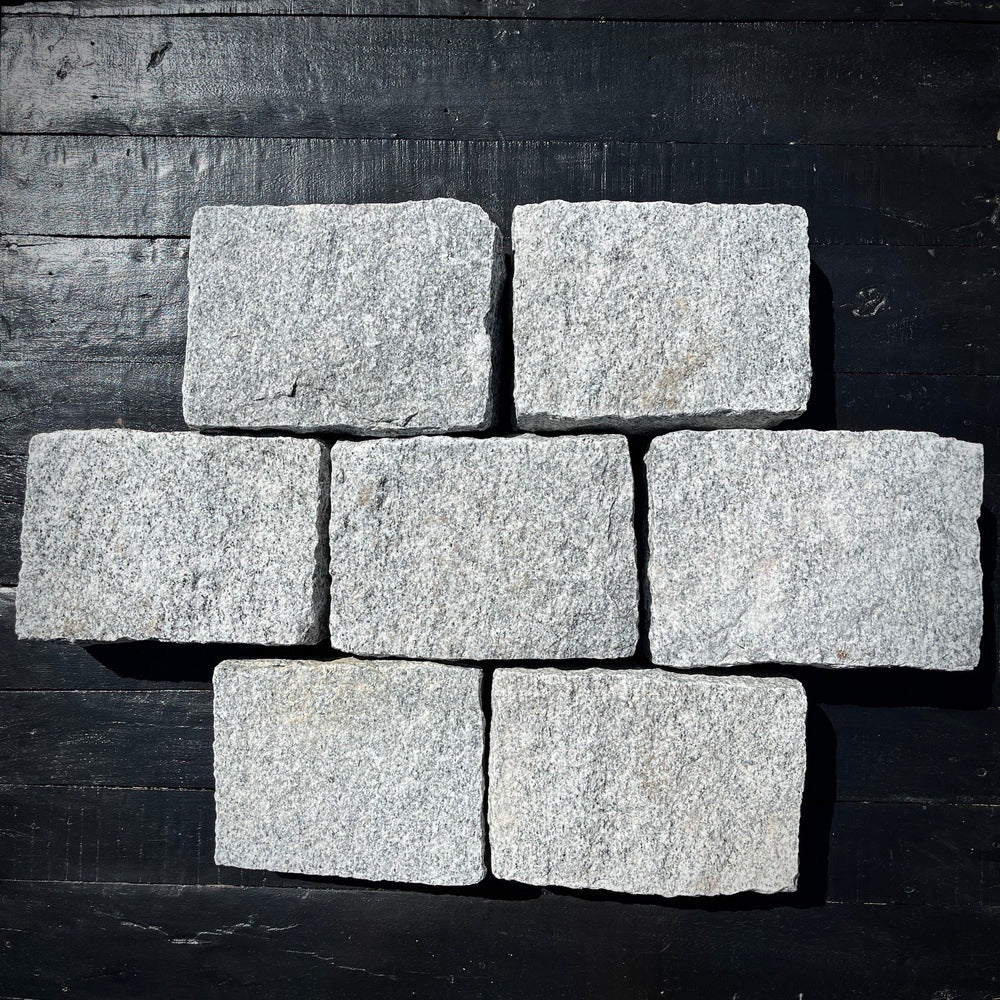 Chief Bricks New stones New Jumbo Granite Belgian Block 10” x 7” x 4” – Grey, Pink, Buff, Black 33