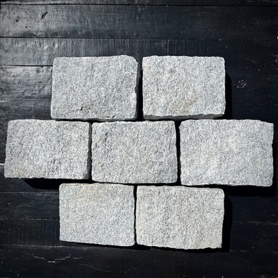 Chief Bricks New stones New Jumbo Granite Belgian Block 10” x 7” x 4” – Grey, Pink, Buff, Black 33