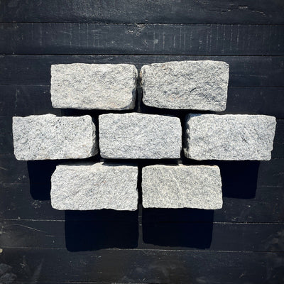 Chief Bricks New stones New Regulation Granite Belgian Block 9” x 5” x 5” – Grey, Pink, Buff, Black 33