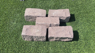 New Regulation Granite Belgian Block 9” x 5” x 5” – Grey, Pink, Buff, Black